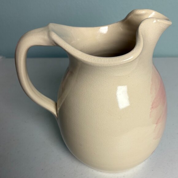 Ellis Prod Pottery Vintage Clay Pitcher with Desert Motif Signed by Artist 1994 - Picture 3 of 7